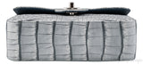 Grey Bi-Color Croc Mini Bag