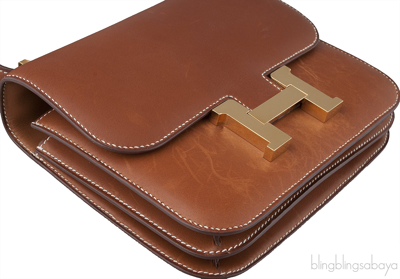 Constance 18 Fauve Barenia Leather