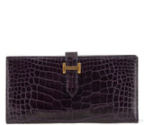 Bearn Amethyst Crocodile Wallet