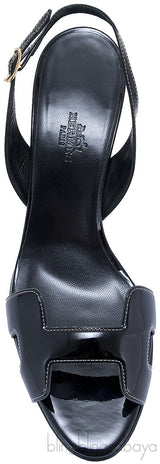 Night 70 Black Slingback Sandals