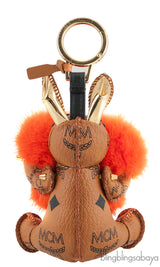 MCM Rabbit Heart Fur Charm