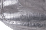 Givenchy Metallic Grey GG Leather Hobo Bag