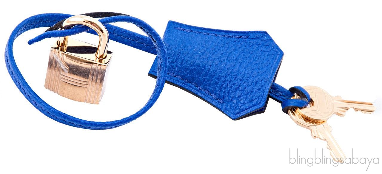 Birkin 35 Blue Electric Togo