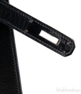 Vintage Kelly 32 Black Box Sellier GHW