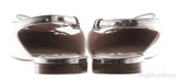 Silver Slingback Flat Sandals