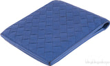 Bottega Veneta Blue Intrecciato Bi-fold Wallet