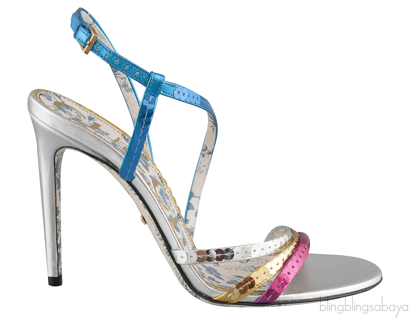 Haines Sequined Sandals Multicolor