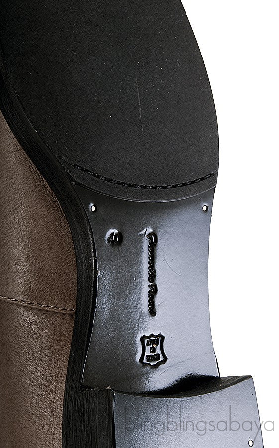 Brown Flat Knee High Boots