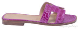 Oran Sandals Fuchsia Alligator