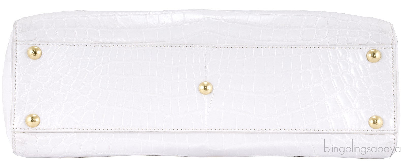 White Pearl Crocodile Peek-a-boo