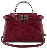 Red Micro Crocodile Peekaboo