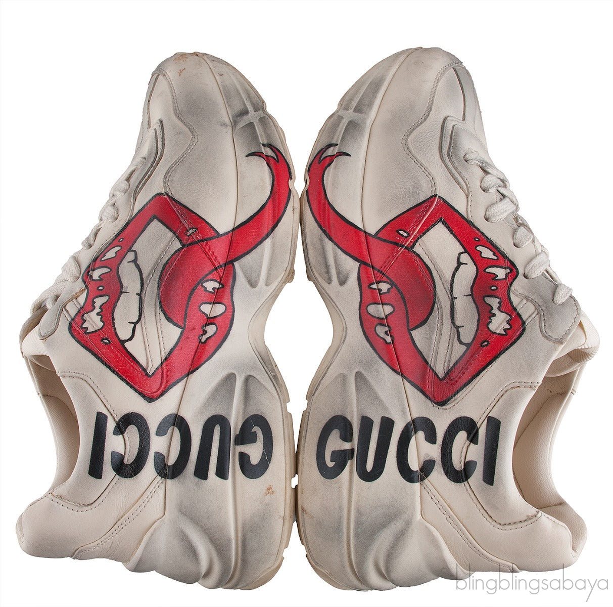Gucci Mouth Print Rhyton Sneaker