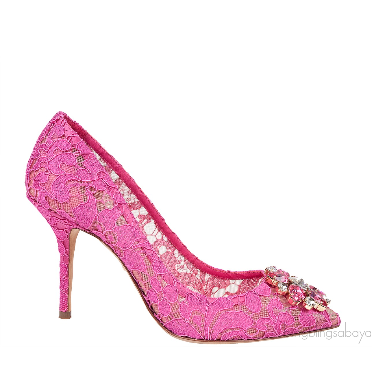 Dolce & Gabbana Belucci Taormina Lace Pumps 38