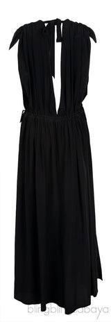 Black Ruched Dress