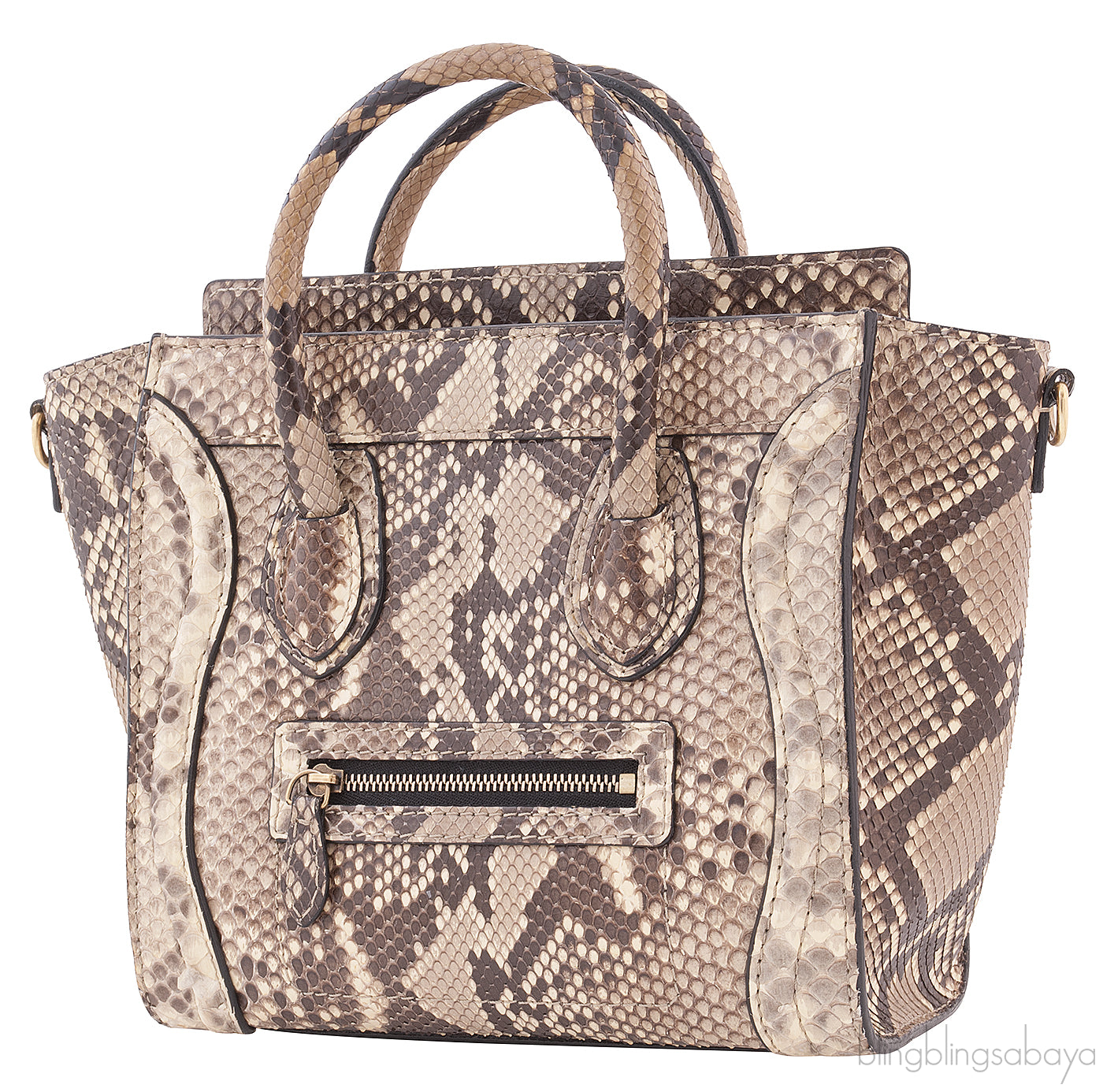 Natural Python Nano Luggage