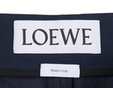Navy Blue Cropped Trouser