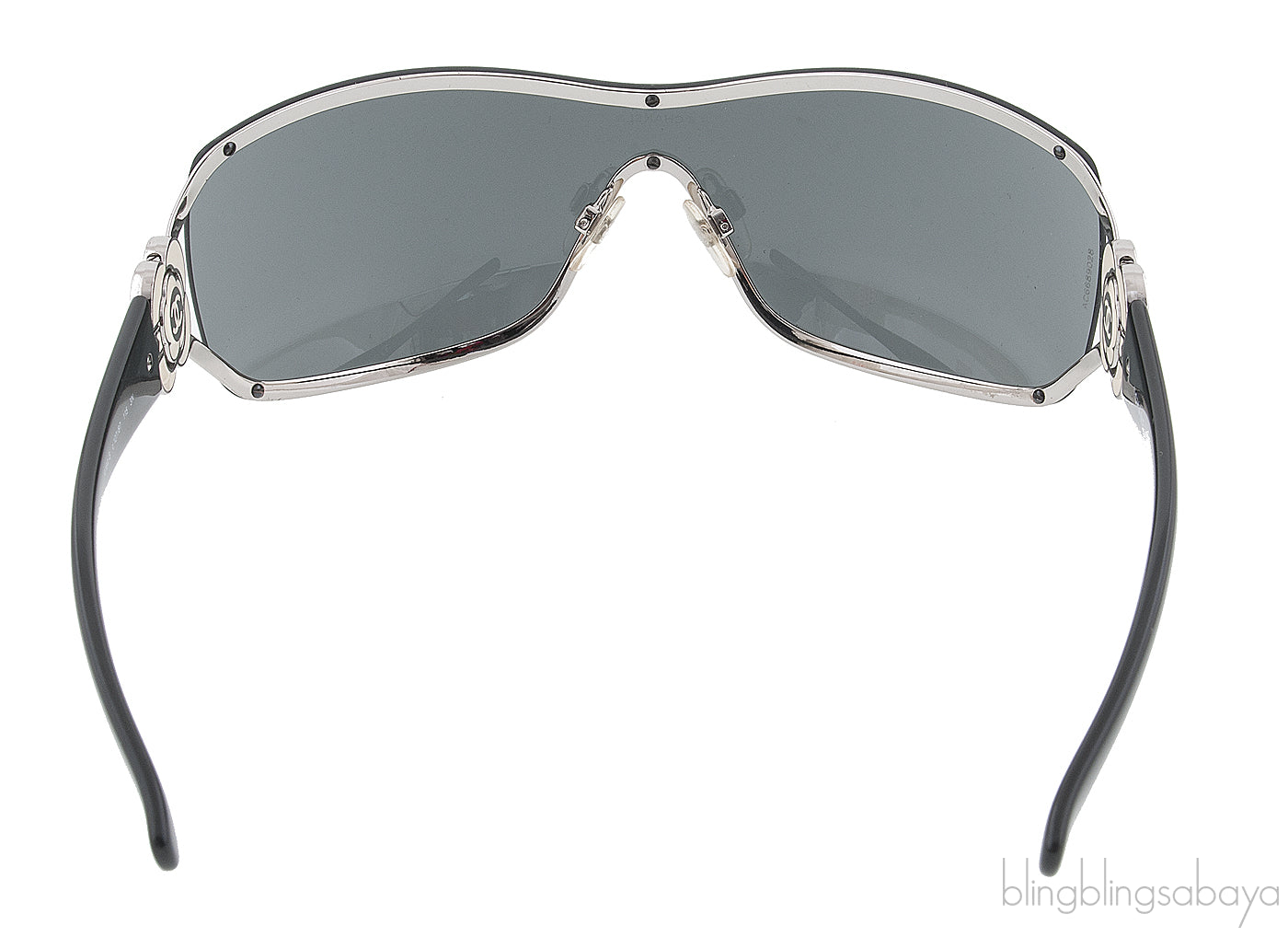 Chanel Camellia CC 4164-B Black Sunglasses