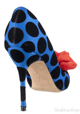 Tri-color Polka Dot Heels