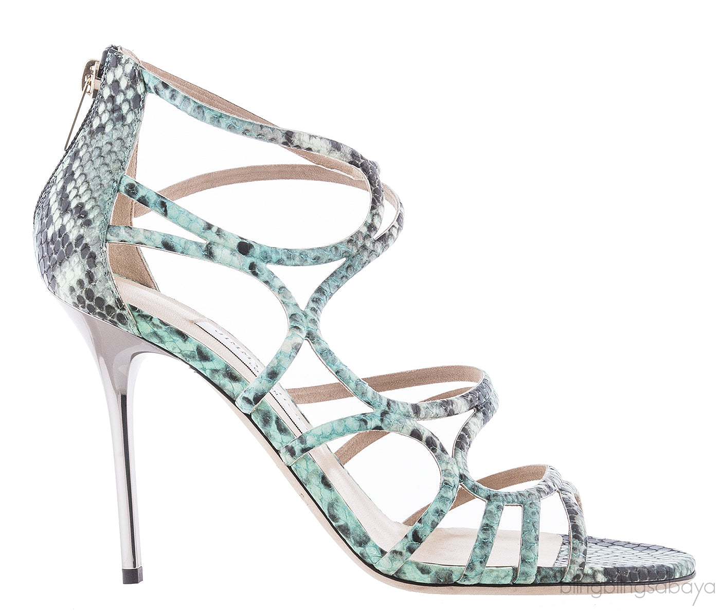 Summit Snake Print Strappy Sandals