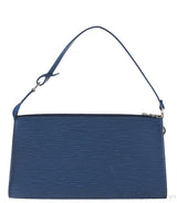 Blue Epi Leather Pochette