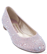Gina Light Pink Crystal Ballet Shoes