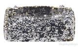 Sequined Leather Shoulder Bag