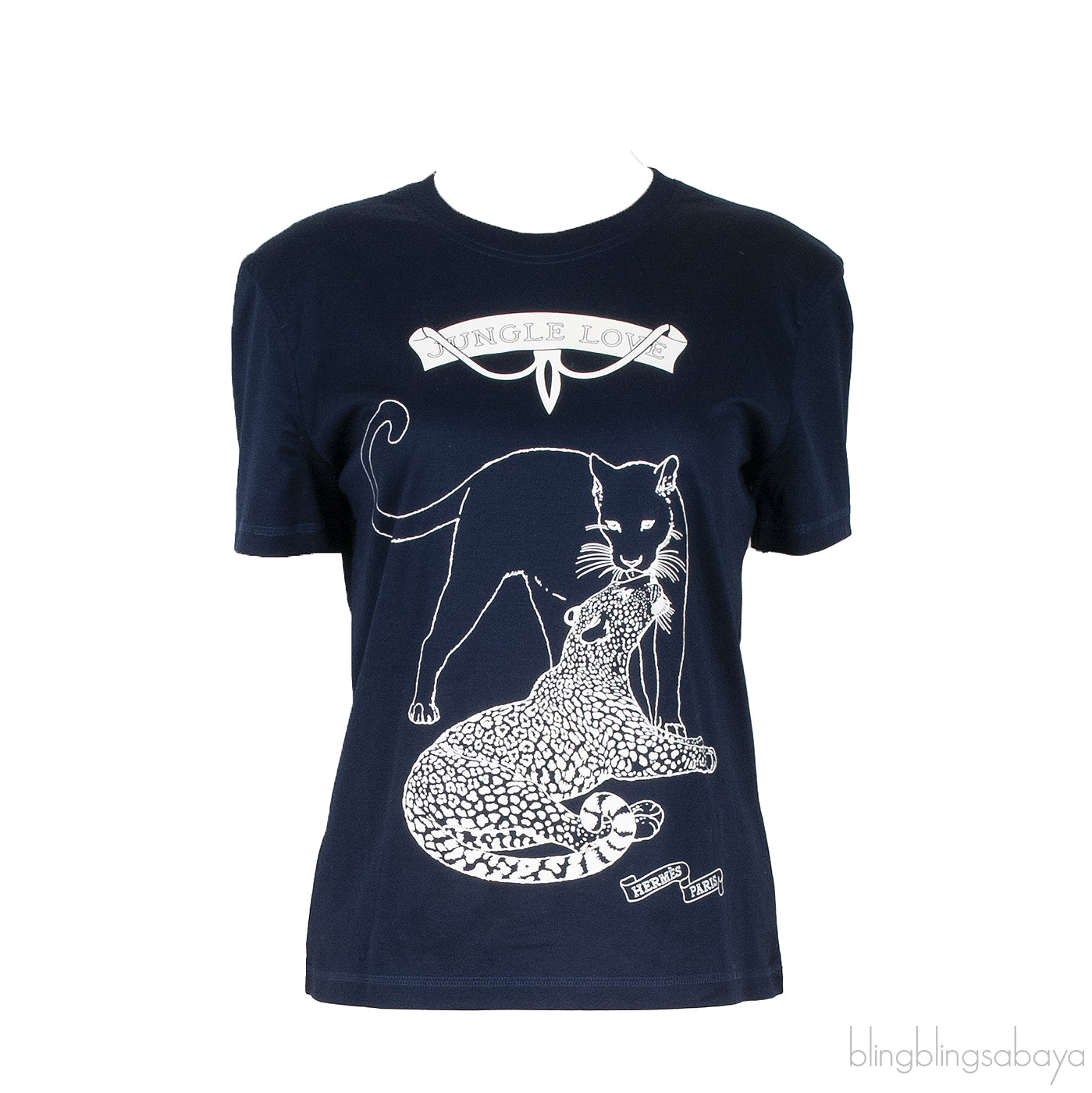 Blue Jungle Love Printed T-Shirt
