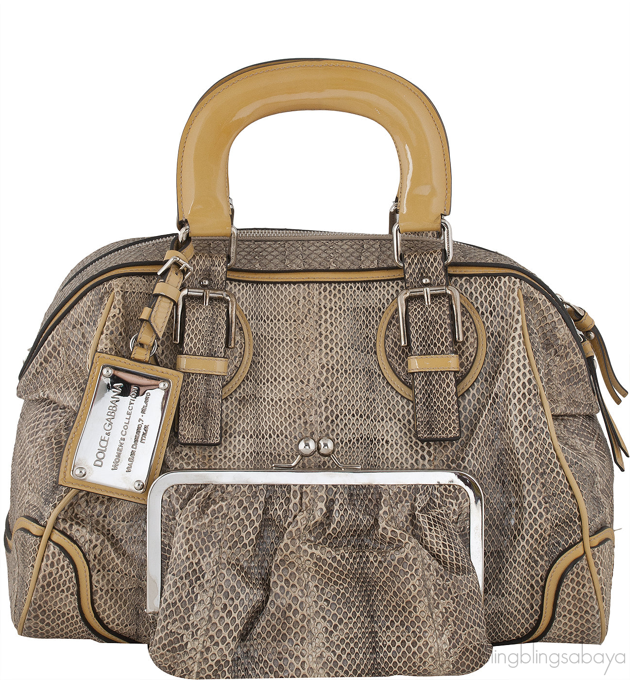 Miss Romantique Python Bag