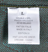 Leisure Jacquard-Knit Cotton Blend Dress
