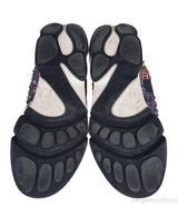 Dark Blue DIOR Bead Embellished Fusion Sneakers