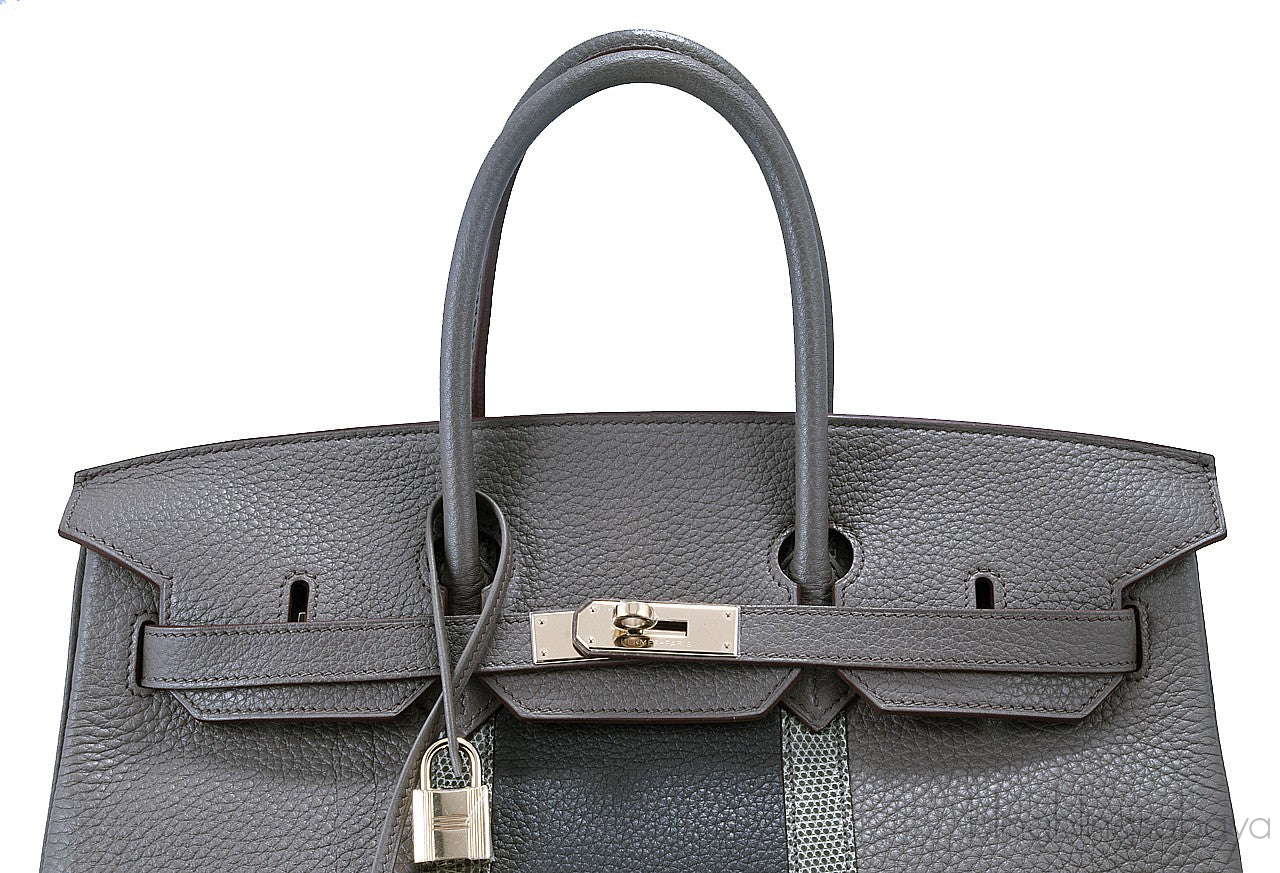 Birkin 35 Club Tri-Color Etain