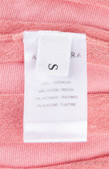 Pink Knitted Long Sleeve Dress