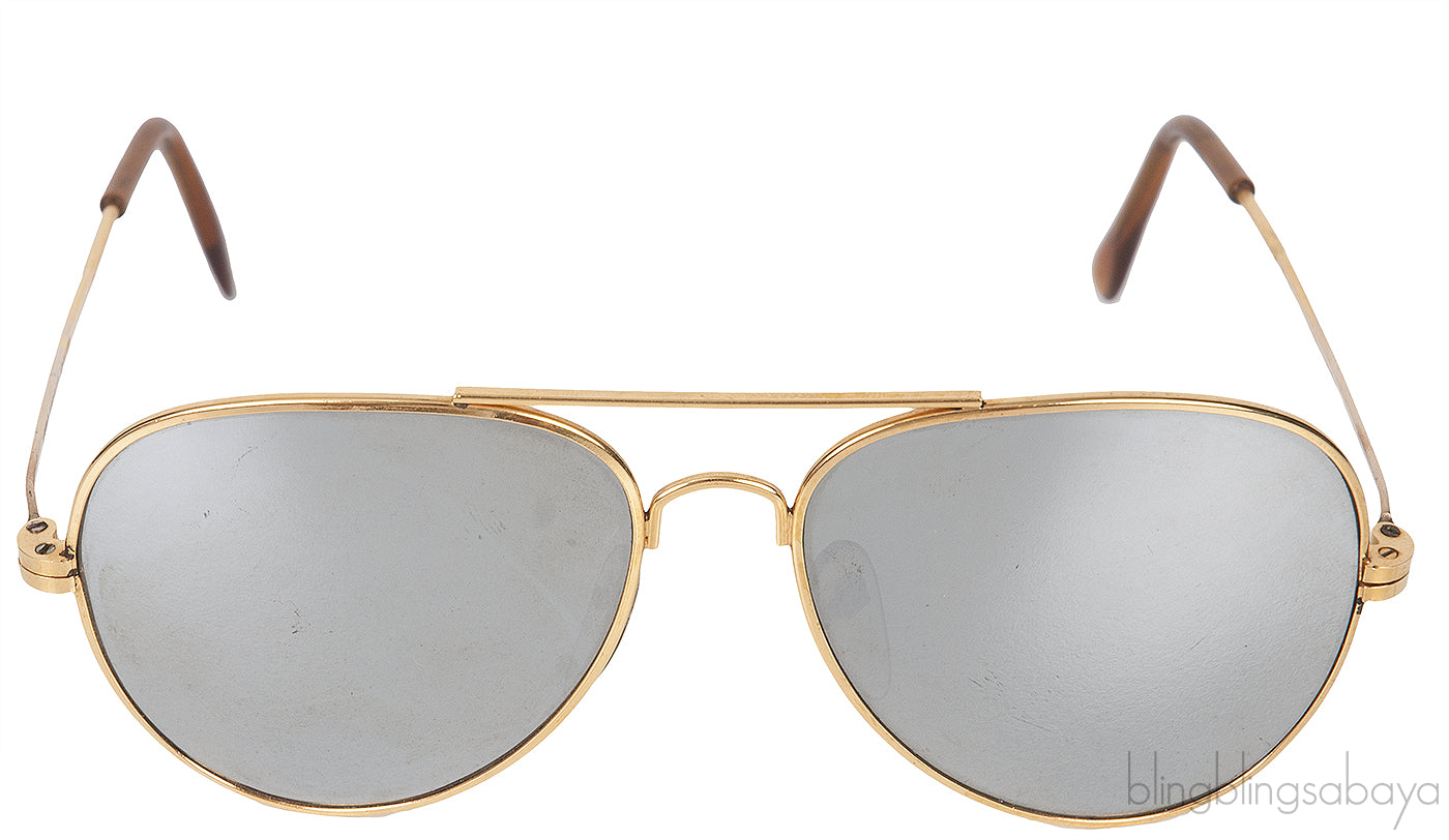 Gold 12/6100 Aviator Sunglasses