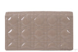 Lady Dior Pouch Warm Taupe Patent Cannage