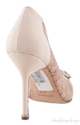 Floral Lace Beige Hangisi Pump