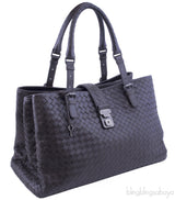 Roma Intrecciato Leather Tote