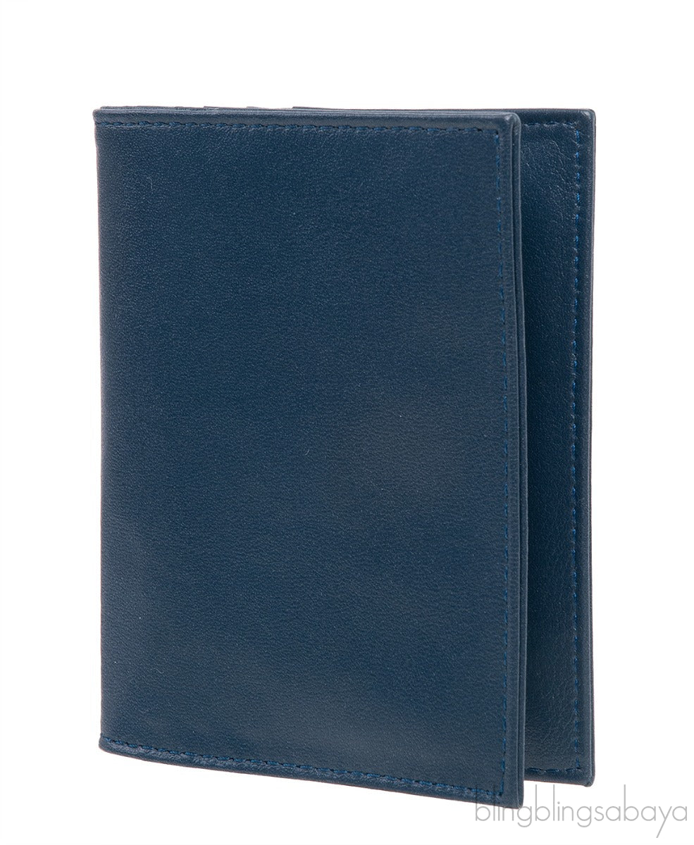 Dark Blue Bi-fold Cardholder