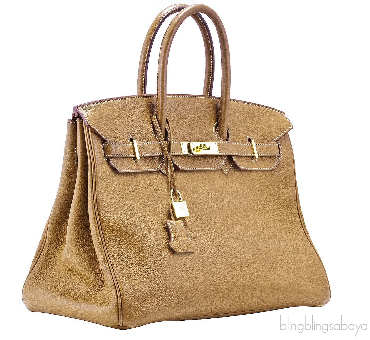 Birkin 35 Gold Taurillon Clem