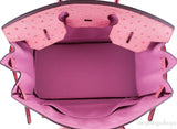 Birkin 35 Light Pink Ostrich GHW