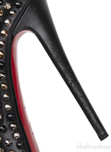 Black Spike Platform Heels