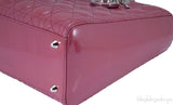 Patent Pinkish Red Lady Dior