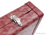 Goyard Saint Honore Trunk Bag Burgundy