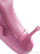 Alexander McQueen Pink Punk Buckle Mules