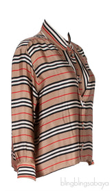 Brown Stripes 2Piece Shirt Set