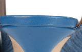 Malone Souliers Denim Pointed Toe Slingback Heels
