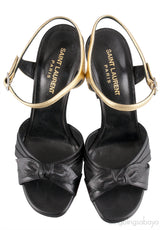 Multicolor Bow Slingback Pump