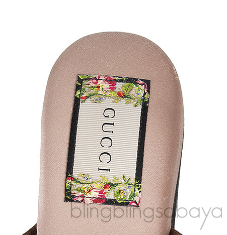 GG Velvet Slippers