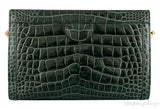 Ophidia Crocodile Green Shoulder Bag