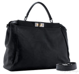 Black Peek-a-boo Satchel