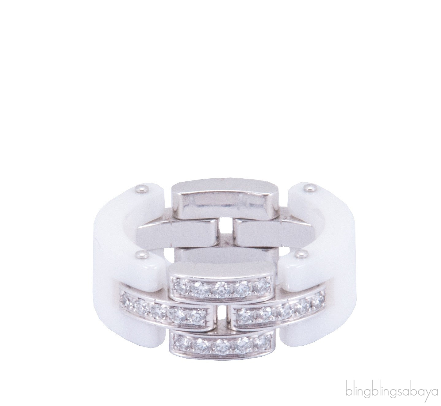 Maillon Panthere Ceramic Ring